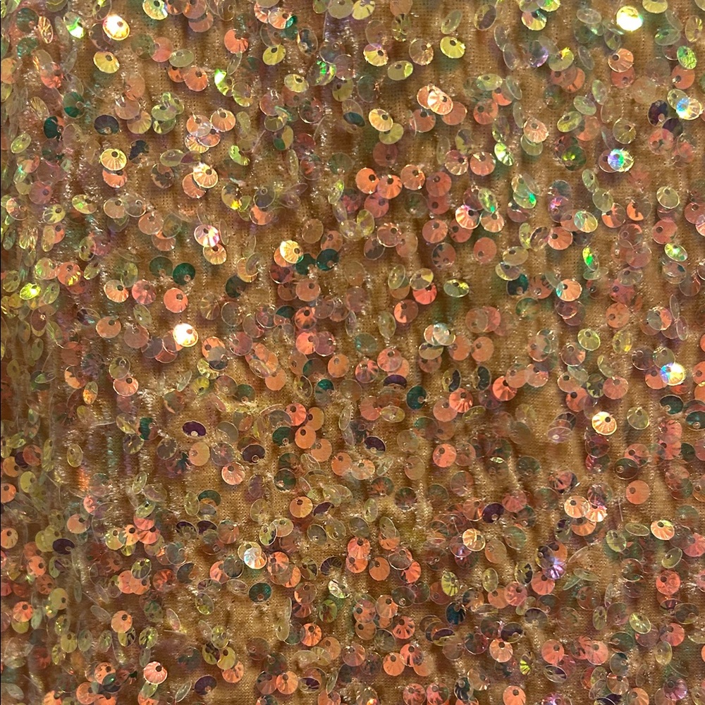 ASTR the Label Galaxy Gold Sequined Mini Dress - Large, NWOT - Picture 3 of 13